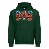 Forest Green mama American football Urban Hoodie - Zillion Design Studio