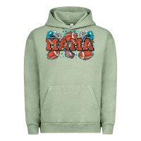 Pigment Oil Green mama American football Urban Hoodie - Zillion Design Studio