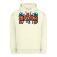 Pigment Pistachio mama American football Urban Hoodie - Zillion Design Studio