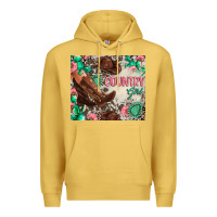 Antique Gold country girl Premium Hoodie - Zillion Design Studio