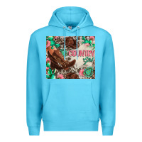 Ocean Blue country girl Premium Hoodie - Zillion Design Studio