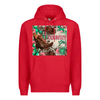 Red country girl Premium Hoodie - Zillion Design Studio