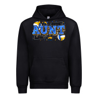Black aunt volleyball Urban Hoodie - Zillion Design Studio