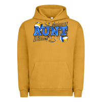 Pigment Peanut Butter aunt volleyball Urban Hoodie - Zillion Design Studio