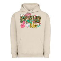 Pigment French Oak scrub life Urban Hoodie - texasbilliewilder