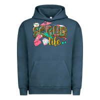 Pigment Midnight Navy scrub life Urban Hoodie - texasbilliewilder