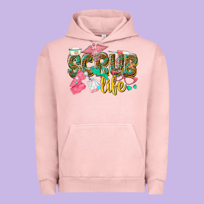 Scrub Life Urban Hoodie Designed By Texasbilliewilder