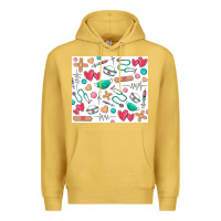 Antique Gold nurse Premium Hoodie - Zillion Design Studio