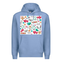 Colony Blue nurse Premium Hoodie - Zillion Design Studio