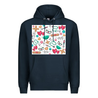 Navy nurse Premium Hoodie - Zillion Design Studio