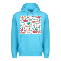 Ocean Blue nurse Premium Hoodie - Zillion Design Studio