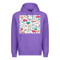 Purple nurse Premium Hoodie - Zillion Design Studio