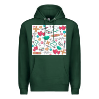 Sports Green nurse Premium Hoodie - Zillion Design Studio