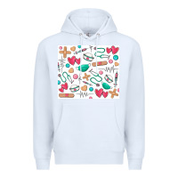 White nurse Premium Hoodie - Zillion Design Studio