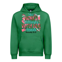 Emerald she works willingly with her hands Urban Hoodie - texasbilliewilder