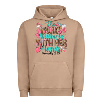 Pigment Burro she works willingly with her hands Urban Hoodie - texasbilliewilder
