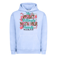 Pigment Grape Ice she works willingly with her hands Urban Hoodie - texasbilliewilder