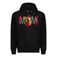 Black mom with horse mothers day Premium Hoodie - texasbilliewilder