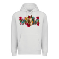 Dove Grey mom with horse mothers day Premium Hoodie - texasbilliewilder