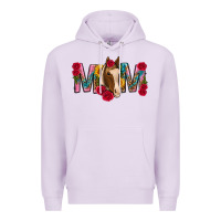 Lilac mom with horse mothers day Premium Hoodie - texasbilliewilder