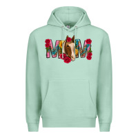 Seafoam mom with horse mothers day Premium Hoodie - texasbilliewilder