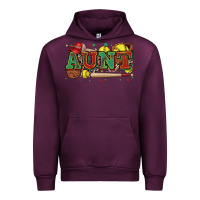 Mauve Wine aunt softball Urban Hoodie - Zillion Design Studio