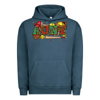 Pigment Midnight Navy aunt softball Urban Hoodie - Zillion Design Studio