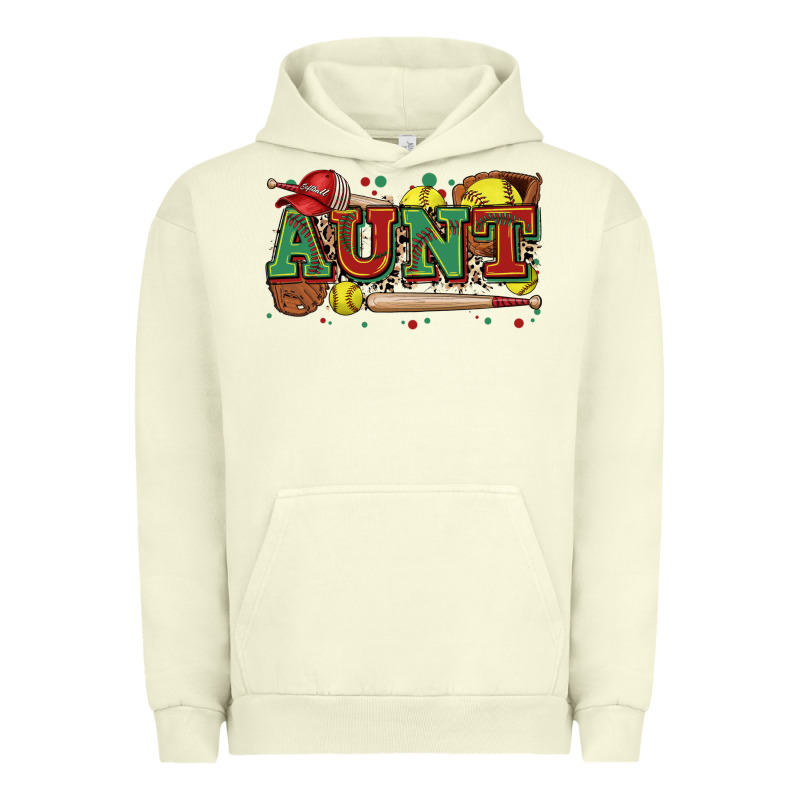 Aunt Softball Urban Hoodie by Zillion Design Studio | Teevron