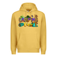 Antique Gold camping crew Premium Hoodie - Zillion Design Studio