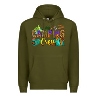 Army Green camping crew Premium Hoodie - Zillion Design Studio