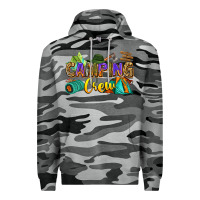 Slate Camo camping crew Premium Hoodie - Zillion Design Studio