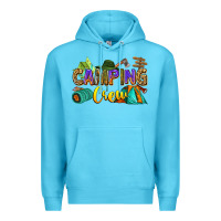 Ocean Blue camping crew Premium Hoodie - Zillion Design Studio
