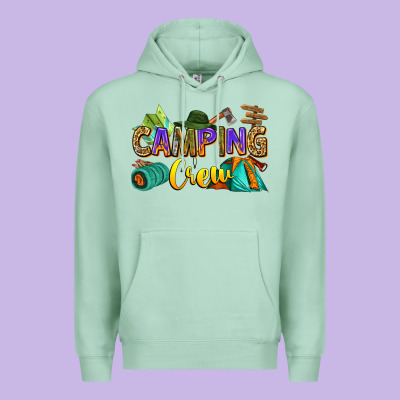 Camping Crew Premium Hoodie Designed By Zillion Design Studio