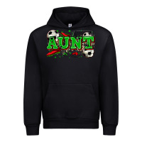 Black aunt soccer Urban Hoodie - Zillion Design Studio