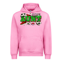 Fuchsia Pink aunt soccer Urban Hoodie - Zillion Design Studio
