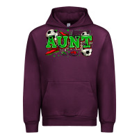Mauve Wine aunt soccer Urban Hoodie - Zillion Design Studio