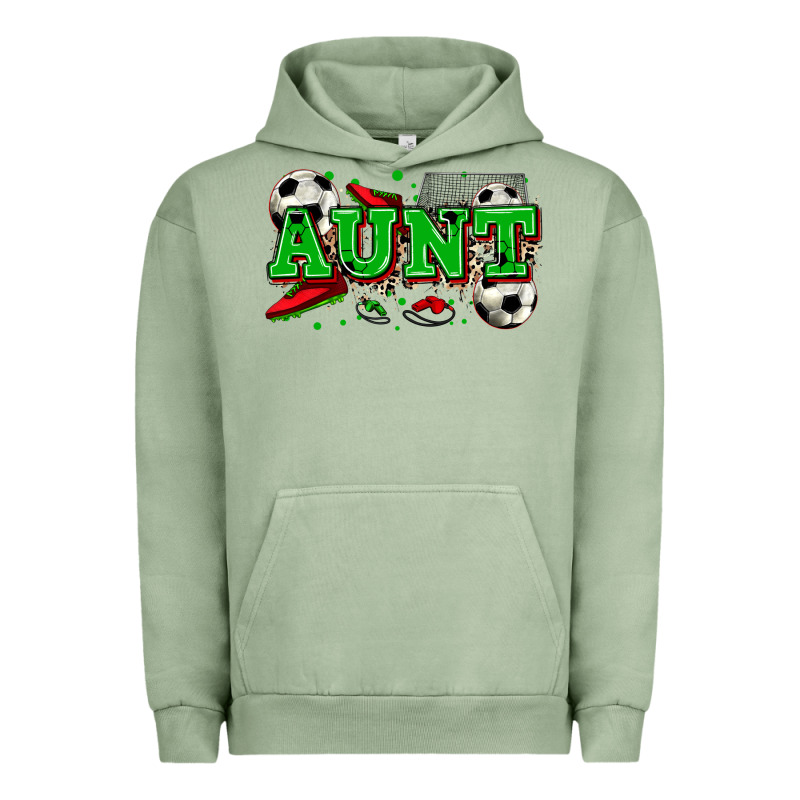 Aunt Soccer Urban Hoodie by Zillion Design Studio | Teevron