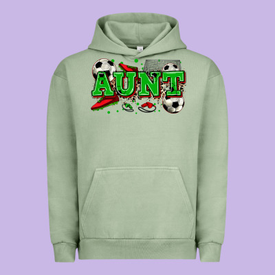 Aunt Soccer Urban Hoodie Designed By Zillion Design Studio