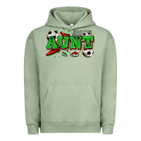 Pigment Oil Green aunt soccer Urban Hoodie - Zillion Design Studio