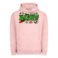 Pigment Salmon aunt soccer Urban Hoodie - Zillion Design Studio
