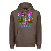 Coffee camp hair don't care Premium Hoodie - Zillion Design Studio