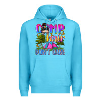 Ocean Blue camp hair don't care Premium Hoodie - Zillion Design Studio