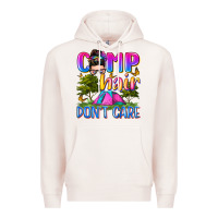 Pale Pink camp hair don't care Premium Hoodie - Zillion Design Studio