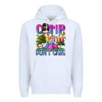 White camp hair don't care Premium Hoodie - Zillion Design Studio