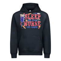 Navy sleep all day nurse all night Urban Hoodie - texasbilliewilder