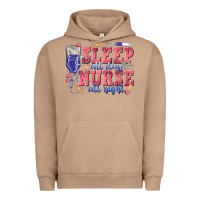 Pigment Burro sleep all day nurse all night Urban Hoodie - texasbilliewilder