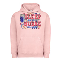Pigment Salmon sleep all day nurse all night Urban Hoodie - texasbilliewilder