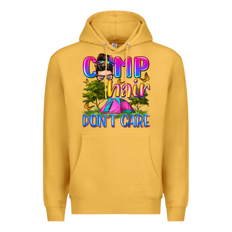 Camp Hair Don't Care Premium Hoodie by Zillion Design Studio | Teevron