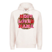 Pale Pink most loved mama Premium Hoodie - texasbilliewilder