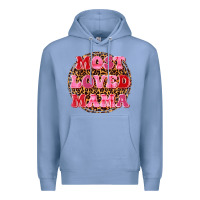 Colony Blue most loved mama Premium Hoodie - texasbilliewilder